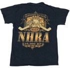 NHRA Championship Drag Racing T Shirt Black Biker Moto Streetwear Adult Medium