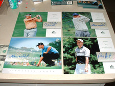 2004 SP  GOLF SIGNS OF A CHAMPION AUTO, SIGNED 8X10 LOT OF 4-PADRAIG HARRINGTON