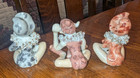 Lot of 3 Vintage Mid Century 3" Elves Pixies Spaghetti Collar Japan — photo 10