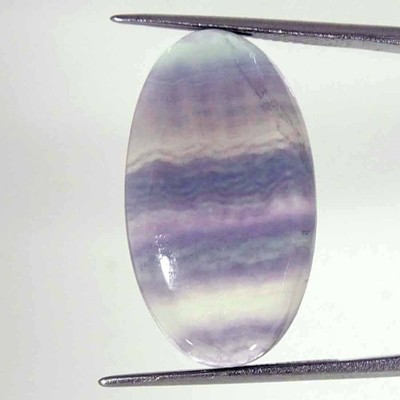 23.00Cts Natural Fluorite Oval Cabochon Loose Gemstone