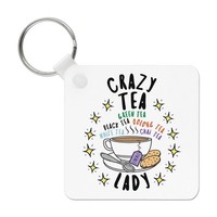 Crazy Tee Lady Stars SchlüSselanhäNger Mum Muttertag Freundin Britisch Lustig