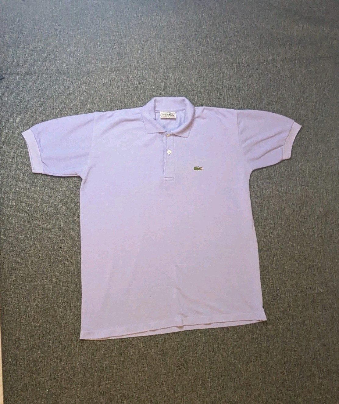 Vintage Chemise Lacoste Polo Shirt Men's XXL Collared Made in France Dress Shirt