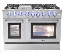 Thor Professional 48" Dual Fuel Range with Griddle HRD4803U 