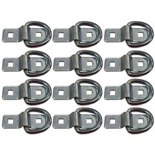 12 - 38 Bolt On D Ring Rope Chain Tie Down 5000 Zinc Plated Trailer Flatbed 12 - 38 Bolt On D Ring Rope Chain Tie Down 5000 Zinc Plated Trailer Flatbed