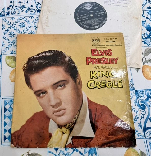 ELVIS PRESLEY King Creole OST Original Soundtrack Vinyl LP Album RCA 1958 VG-/VG