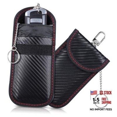 2 Pack Faraday Pouch for Car Keys, Faraday Key Fob Protector Car Security