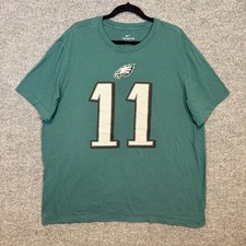 Philadelphia Eagles Nike Shirt Mens XXL Green Carson Wentz NFL Football Tshirt
