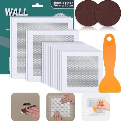Ranekie 14 Pack Drywall Repairs Patch, 4/6/8 Inch Drywall Repair Kit with Ext...