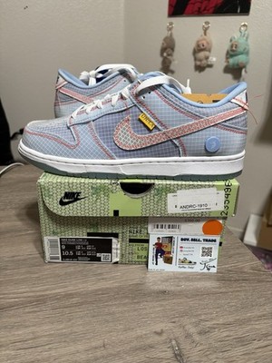 Size 9 - Nike Dunk Low Union Passport Pack Argon Blue