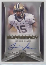 2012 SPx Signature Supremacy Jermaine Kearse #SUP-JK Auto wc7