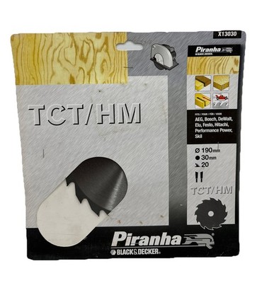 Kreissägeblatt 190x30mm K20 TCT/HM Black and Decker Piranha 