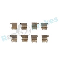 ZubehöRsatz Scheibenbremsbelag RAP Brakes R-U0016 FüR Opel Movano X62 Bus Cdti 3