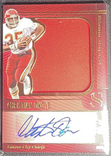 2025 Panini Silhouette Christian Okoye #SA-COE /99 Kansas City Chiefs (AU,MEM)