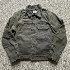 Flint and Tinder Waxed Trucker Jacket Womens Medium
