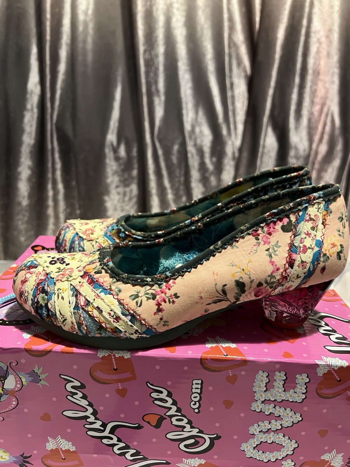 Irregular Choice Size 6 Patchwork “Patty” Low Cou… - image 12