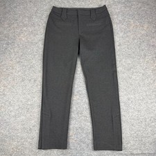CAbi Barrister Trouser Pants 28" Ponte Knit Charcoal Gray Womens 6