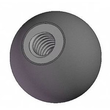 Innovative Components Ball Knob Soft Touch, 1/4-20 Thread Size, 1.375"L, Steel