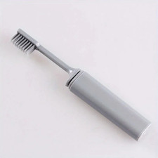 Portable Compact Charcoal Folding Toothbrush - Perfect for Travelcamping, and Hi