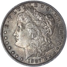 1887 (P) Morgan Dollar Extra Fine See Pics V167