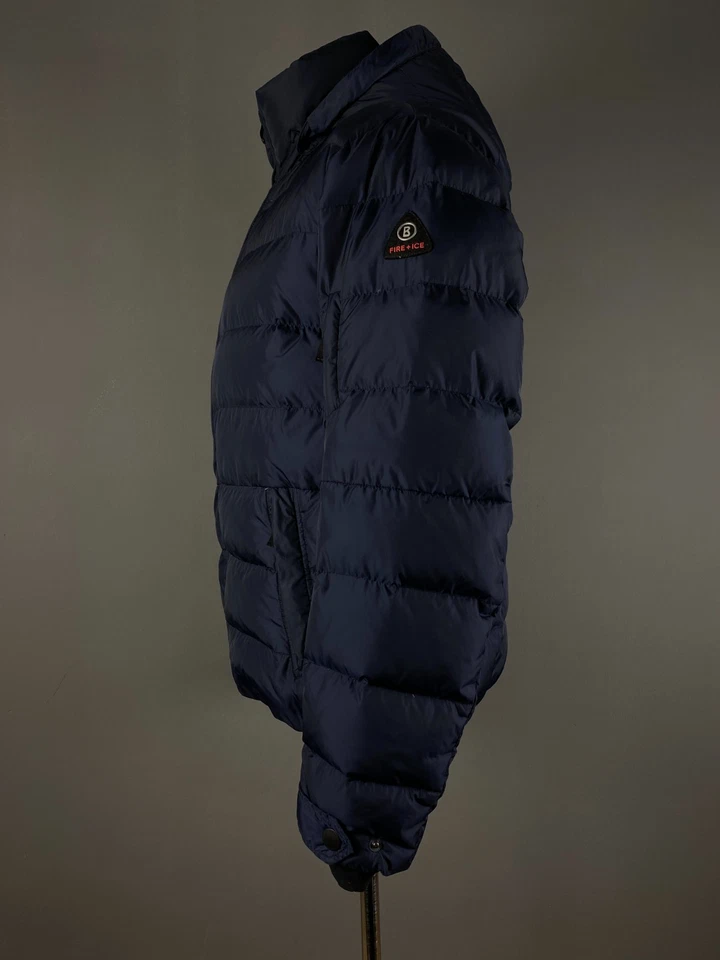 Bogner Fire+Ice Men's Puffer Down Jacket Hooded Navy Blue Winter Coat Size XL US - image 4 of 4