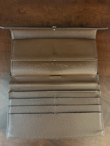 Womens Trifold LOUIS VUITTON Monogram Portefeuille Long Wallet - Picture 8 of 20