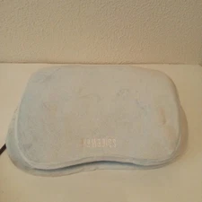 Homedics Light Blue Electric Vibrate Heat Plush Pillow Massager SP-105H