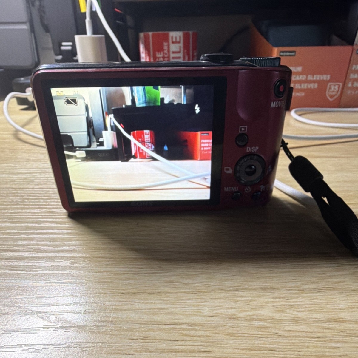 Sony Cyber-shot DSC-HX7V 16.2MP Red Compact Camera 10x Zoom HD