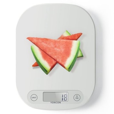 Digital Food Scale, Kitchen Scale Weight Grams and Oz, Milliliters, and 