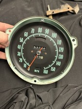 1968 Corvette Speedometer Green Numbers 160 Mph Original Used Ncrs Survivor