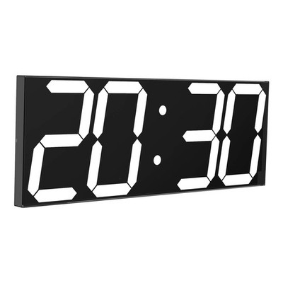 LED Large Digital Wall Clock, Oversize Wall Clock with 6  Numbers, Remote Con...