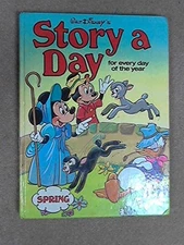WALT DISNEY'S STORY A DAY FOR EVERY DAY OF THE YEAR SPRING - Hardcover EXCELLENT