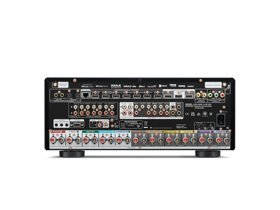 Marantz CINEMA 40 Schwarz Referenz 9.4-Kanal AV-Receiver B-Ware - Bild 3 von 3