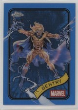 2025 Topps Chrome Marvel Comics Blue Refractor /299 Sentry #168 1i3m