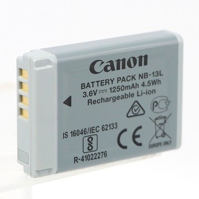 Canon NB-13L Akku für SX620 SX730 G7X MKII MKIII G9X MKII G5X MKII