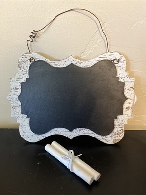 Hobby Lobby Hanging Chalkboard Sign Rustic Antique Shabby Chic With Caulk