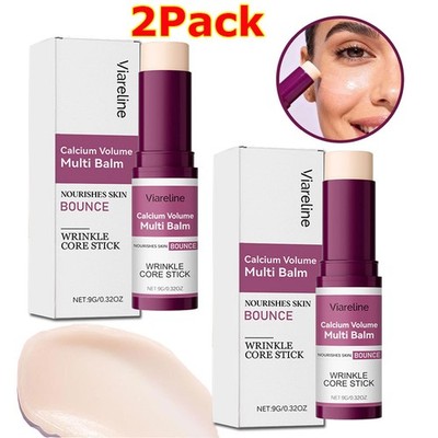 2x Calcium-Volume Multi Balm Wrinkle Core Stick Moisturing Firming Anti-aging DE