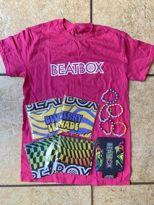 Beatbox Party Punch Alcohol Drink Promo Koozie, Bandanas, Bracelets, & Shirt