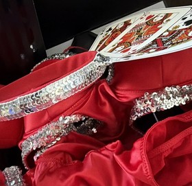 Rare! Victoria&rsquo;s Secret, Sexy Little Things, Queen Of Hearts Costume, L