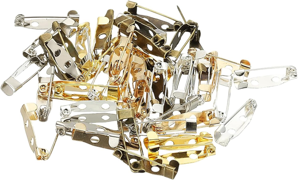 50 StüCk Anstecknadeln, 20Mm Sicherheitsnadeln Broschennadeln Pins Namensschild-image