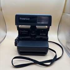 POLAROID Camera One Step Close Up- 600 Film Instant W/ Strap FILM TESTED WORKS