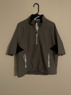 Zero Restriction Golf Short Sleeve 1/2 Half Zip Pullover Rain Jacket - Men's M