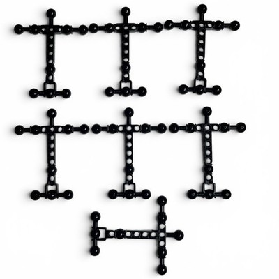 LEGO Hero Factory Bionicle Black Small Torso Skeleton Frame 90626 Lot of 7