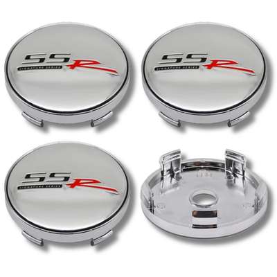 For Chevrolet Alloy Wheel Centre Cap Hub x4 60mm Silver SSR Many