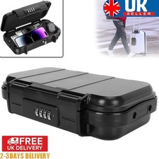 4 Digit Combination Cash Valuable Security Safe Box Personal For Travel Camping