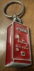 Coca Cola Pop Machine Keyring Pewter Vintage