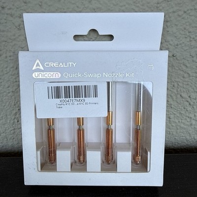 Creality Unicorn Quick-Swap Nozzle Kit for K1C / Ender 3 V3 3D Printers - 4 Pack