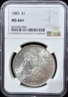 1883 Morgan Dollar MS-66+ NGC VIDEO