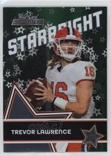 2021 Wild Card Alumination Starbright Green Trevor Lawrence #SB-1 Rookie RC q2w. rookie card picture