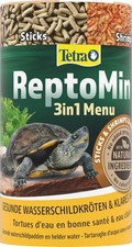 Tetra ReptoMin Menu Schildkr&ouml;ten-Futter - Sticks, Krill & Shrimps, 250 ml Dose