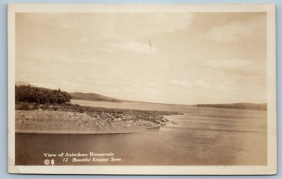 c1910's View Of Ashokan Reservoir RPPC Photo Unposted Antique Postcard